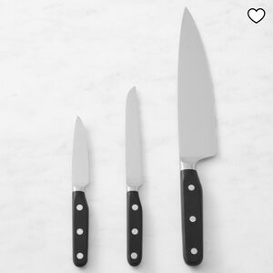 Williams Sonoma Elite Starter Knives, Set of 3, Retail $279.95 USD
